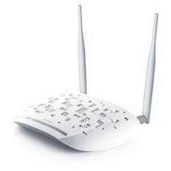 TP Link 300Mbps EXTERNAL Wi-fi N USB ADSL2 2.4GHz All-in-One: ADSL Modem NAT Router Switch and Wi-fi N Access Point TD-W8968