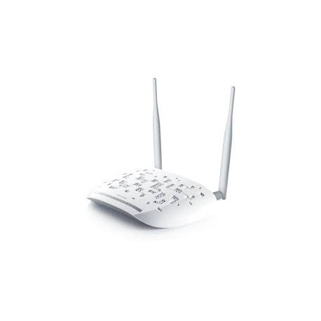 TP Link 300Mbps EXTERNAL Wi-fi N USB ADSL2 2.4GHz All-in-One: ADSL Modem NAT Router Switch and Wi-fi N Access Point TD-W8968