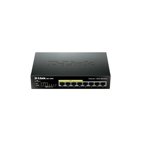 D-Link Desktop 8 Port 10 100 1000 Gigabit Switch Auto MDI-X DGS-1008P E