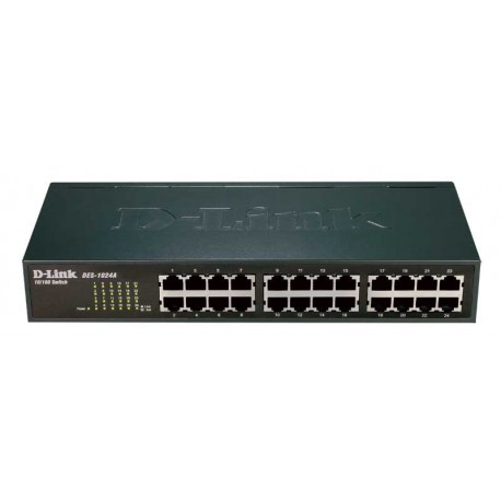 D-Link Switch 24 port 10 100 Mbps Auto sensing DES-1024A