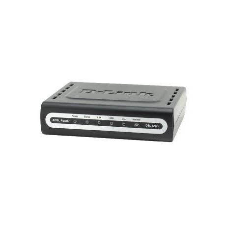 D-Link ADSL Modem Router 1 Port UTP USB Splitter DSL-526B