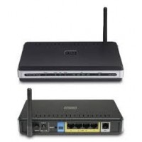 D-Link DSL-2640B ADSL Wireless Router 4 Port 54 Mbps Splitter 2 dbi Antenna