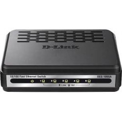 D-Link Switch 5 port 10 100 Mbps Auto sensing DES-1005A