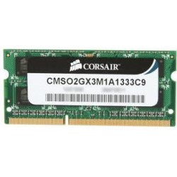 Corsair SO-DIMM DDR3 2GB PC10666 - CMSO2GX3M1A1333C9 (1X2GB)