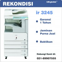 Canon ImageRUNNER iR 3245 Mesin Fotocopy Printer Laser A3 B/W [REKONDISI]