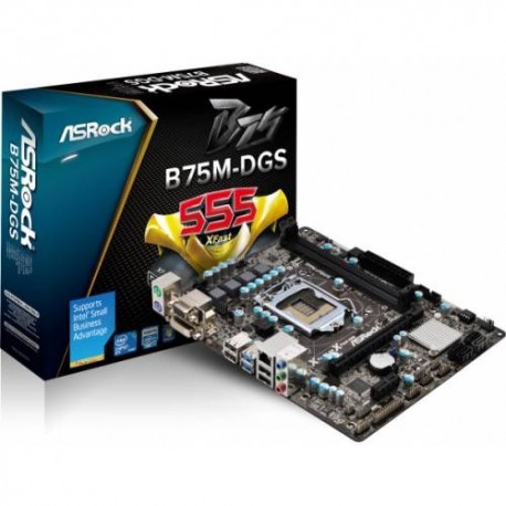 ASRock B75M-DGS LGA 1155 Intel B75 DDR3 USB3 SATA3