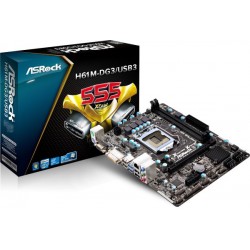 ASRock H61M-DG3 USB3 LGA1155 Intel H61 DDR3 USB3 SATA2