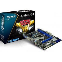 AsRock H71M-DGS LGA 1155 Intel H61 DDR3