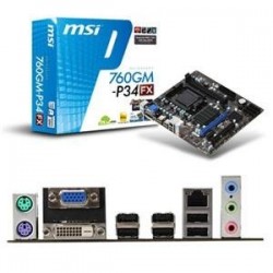 MSI 760GM-P34 FX AM3 AMD 760DDR3