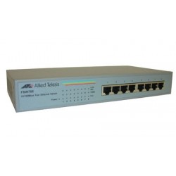 Allied Telesis Desktop Switch 8 Port 10 100 Mbps Int Power AT-FSW708