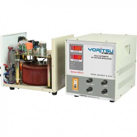 Yoritsu MDi-2 Servo Stabilizer 1 Phase 2kVa 220v Cab1 [D310/W240/H250/18Kg]