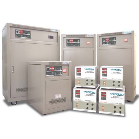 Yoritsu TDi-90 Servo Stabilizer 3 Phase 90kVa 380v Cab4 [D650/W950/H1270/325Kg]