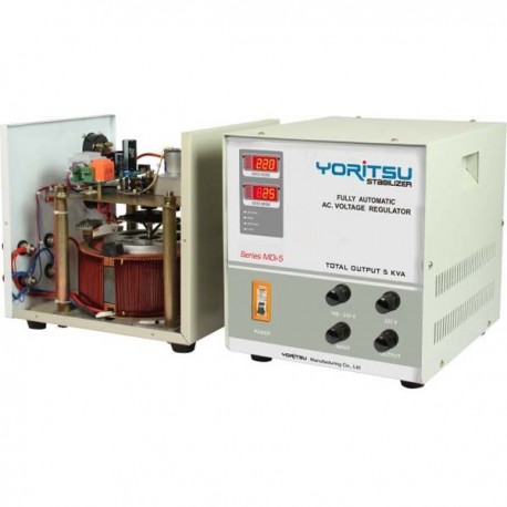 Yoritsu MDi-5 Servo Stabilizer 1 Phase 5kVa 220v Cab1 [D360/W300/H300/25Kg]