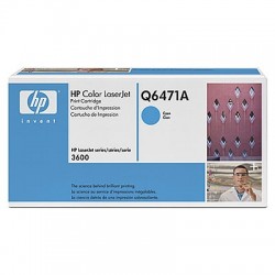 Toner Q6471A For HP Color LaserJet 3600 Cyan Cartridge   