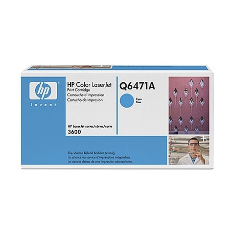 Toner Q6471A For HP Color LaserJet 3600 Cyan Cartridge   