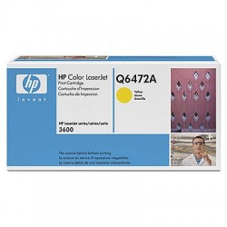 Toner Q6472A For HP Color LaserJet 3600 Yellow Cartridge   
