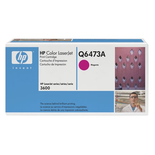 Toner Q6473A For HP Color LaserJet 3600 Magenta Crtg