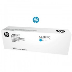 Toner CB381YC For HP LaserJet Cyan Print Cartridge MPS optimized  