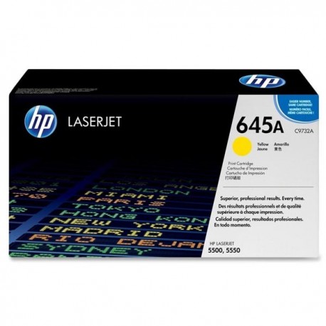 Toner C9732A For HP CLJ 5500 Yellow Print Crtg   