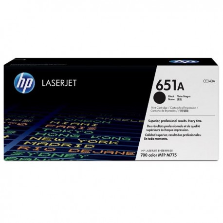 Toner CE340A For HP LaserJet 700 Color MFP 775 Black Crtg 