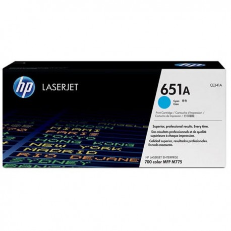 Toner CE341A For HP LaserJet 700 Color MFP 775 Cyan Crtg 