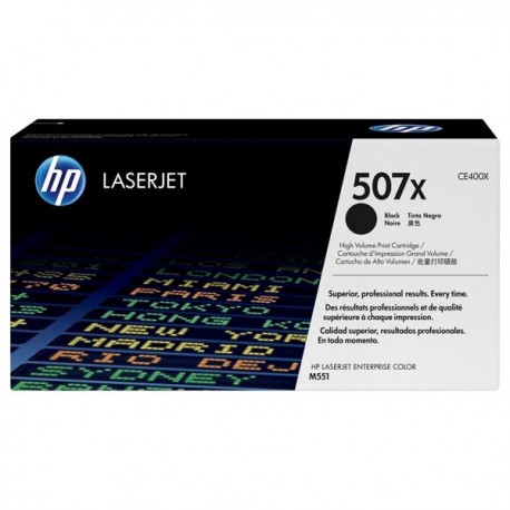 Toner CE400XC For HP 507X Contract Black LaserJet Toner Cartridge  