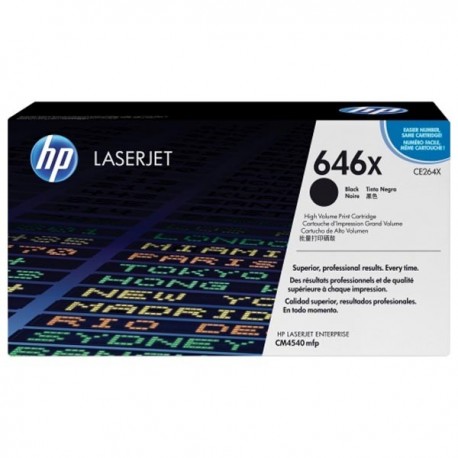 Toner CE264XC For HP Black LaserJet Print Cartridge    