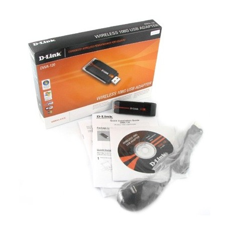 D-Link DWA-120 108 Mbps Wireless USB Adapter