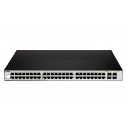 D-Link 44-port UTP 10 100 1000Mbps 4-port UTP 10 100 1000Mbps with SFP Mini-GBIC DGS-1210-48 E