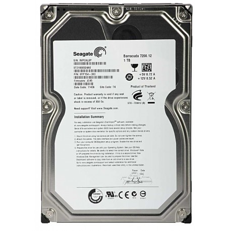 SEAGATE 1TB 7200 SATA 3