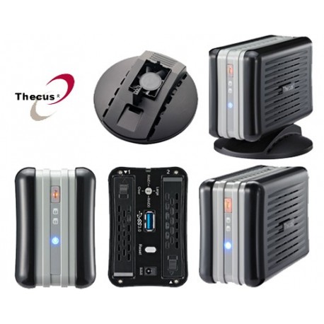 Thecus D0204 USB 3.0 DAS Supports 2x 2.5" HDD/SSD