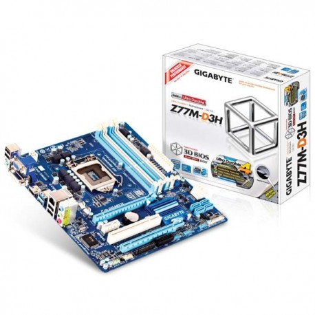 Gigabyte GA-Z77M-D3H LGA1155 Z77 DDR3