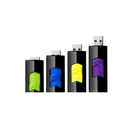 APACER Retractable USB 16GB [AH332] - Glamorous Purple