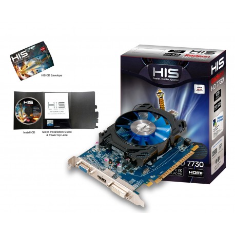HIS HD 7730 iCooler 1GB GDDR5 PCI-E DVI/HDMI/VGA