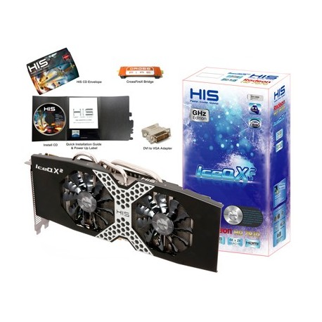 HIS Radeon HD 7970 IceQ X² GHz Edition 3GB GDDR5 PCI-E DVI/HDMI/2xMini DP