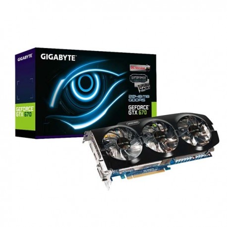Gigabyte Geforce GTX670 2GB DDR5 GV-N670OC-2GD