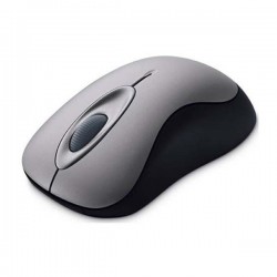 Microsoft Wireless Optical Mouse 2000 Mac Win USB Black Pearl Sterling Grey