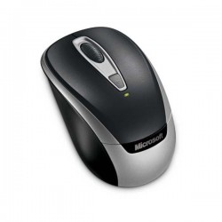 Microsoft Wireless Mobile Mouse 3000 WinXP Vista USB Black White