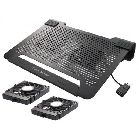 Cooler Master Notepal U2 with 2 Fan BLACK