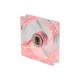 Xigmatek CLF-F1252 12CM LED Fan 3-pin Transparent Blades Red LED