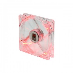 Xigmatek CLF-F1252 12CM LED Fan 3-pin Transparent Blades Red LED