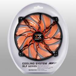 Xigmatek XLF-F1703 17CM White LED 3-pin Orange Blades