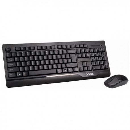 Delux DLK 6000G M371GB Wireless Keyboard Mouse Combo With Blue Track