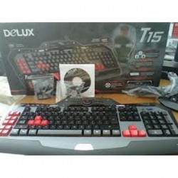 Delux DLK T15 Gaming Keyboard With USB HUB