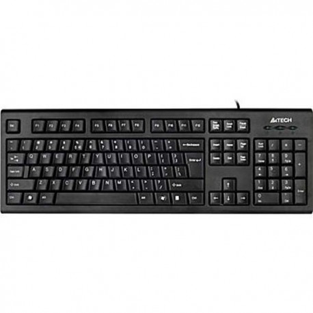 A4Tech KRS 85 COMFORTABLE A SHAPE KEYBOARD USB BLACK US