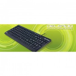E-Blue Delgado Slim Keyboard USB Black White