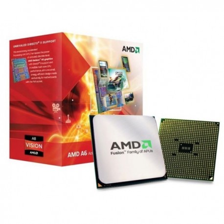 AMD Llano A6-3500 (Radeon HD6530D) 2.1Ghz Cache 3MB 65W Socket FM1 - AD3500OJGXBOX