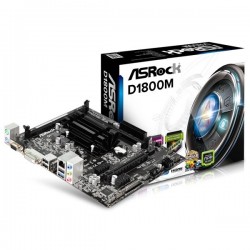 ASRock D1800M Intel Dual-Core Processor J1800 2.41 GHz, micro ATX, HDMI