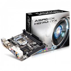 ASRock H87M-ITX (LGA1150, H87, DDR3) (Intel Haswell Refresh Compatible)