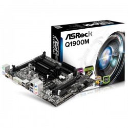 ASRock Q1900M Intel Quad-Core Processor J1900 2 GHz, micro ATX, HDMI